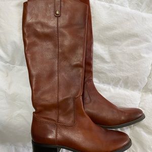 Women’s Brown Leather Riding Boots